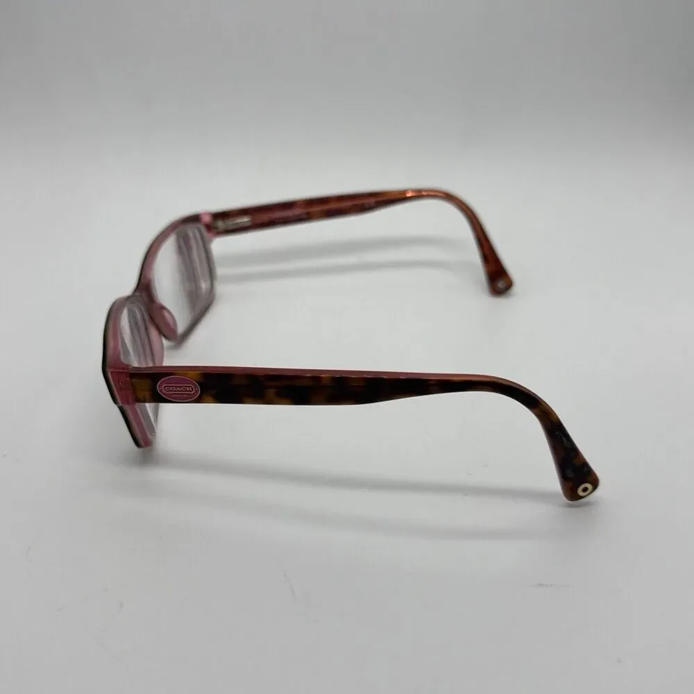 COACH HC6040 Brooklyn 5115 Tortoise/Pink Eyeglasses 52/16 135, FRAMES ONLY